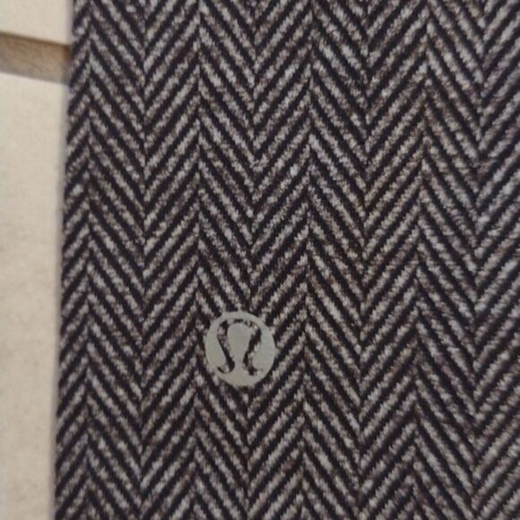 Lululemon Wunder Under full length leggings herringbone tummy control grey 2 - Picture 8 of 9